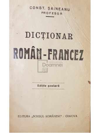 Dictionar roman-francez