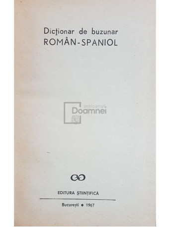 Dictionar de buzunar roman-spaniol