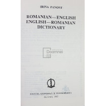 New pocket romanian dictionary, romanian-english, english-romanian