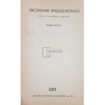 Dictionar englez-roman