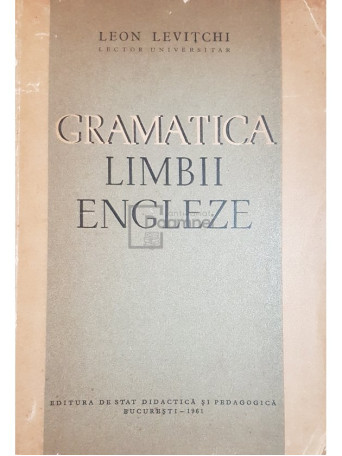 Gramatica limbii engleze