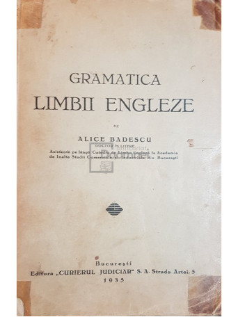 Gramatica limbii engleze