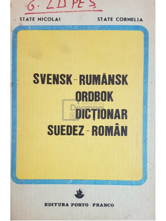 Svensk-rumansk ordbok / Dictionar suedez-roman