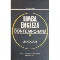 Limba engleza contemporana. Lexicologie