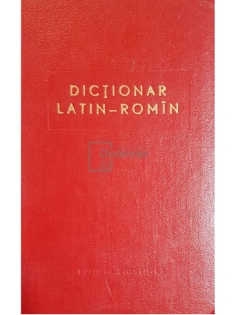 Dictionar latin-roman