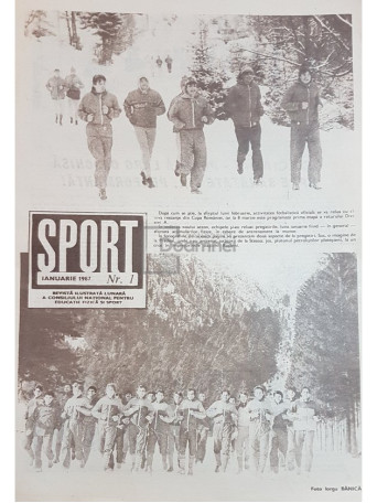 Revista Sport, anul 1987, 12 numere - 1987 - Brosata