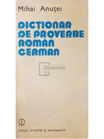 Dictionar de proverbe roman-german