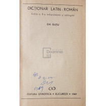 Dictionar latin-roman