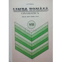 Limba romana, gramatica - Manual pentru clasa a VIII-a