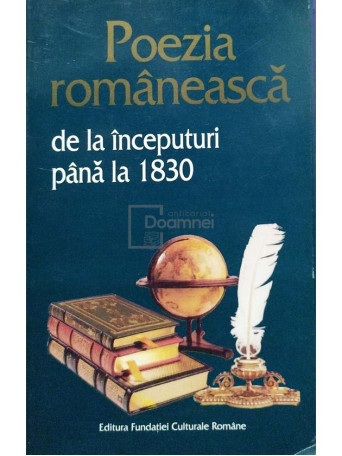 Poezia romaneasca de la inceputuri pana la 1830