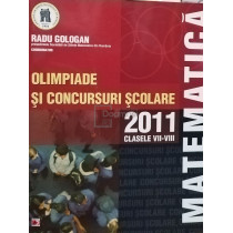 Olimpiade si concursuri scolare - Matematica, clasele VII - VIII