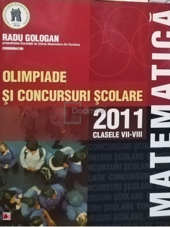 Olimpiade si concursuri scolare - Matematica, clasele VII - VIII