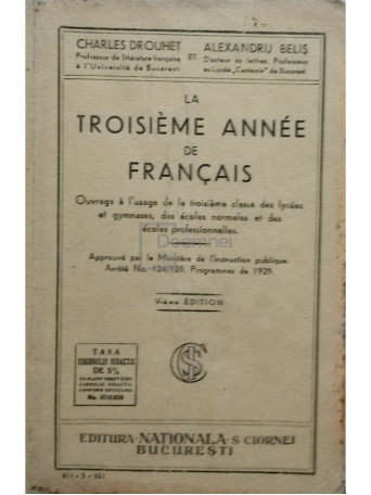 La troisieme annee de francais