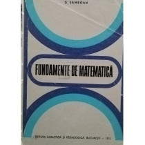 Fundamente de matematica