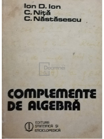 Complemente de algebra