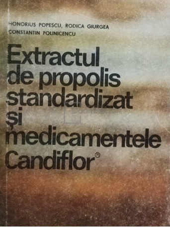 Extractul de propolis standardizat si medicamentele Candiflor