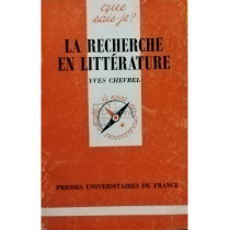 La recherche en litterature (semnata)