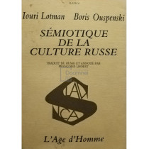 Semiotique de la culture russe