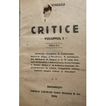 Critice, vol. I, editia a II-a