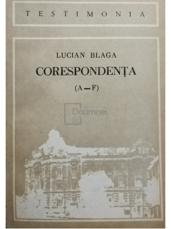 Corespondenta (A - F)