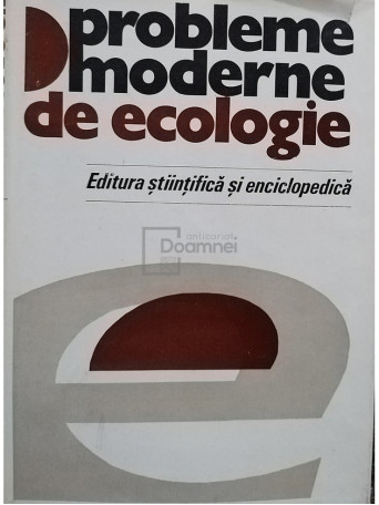 Bogdan Stugren - Probleme moderne de ecologie - 1982 - Cartonata