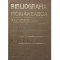 Bibliografia Romaneasca moderna, vol. IV