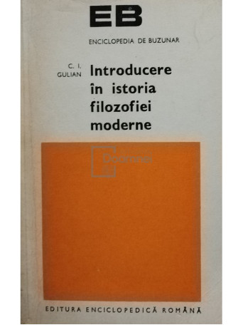 Introducere in istoria filozofiei moderne