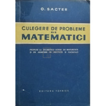 Culegere de probleme de matematici