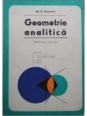 Geometrie analitica - Manual pentru clasa a XI-a