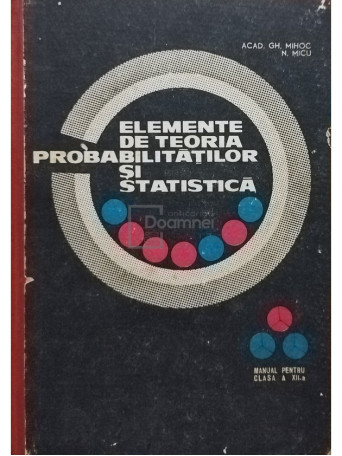 Elemente de teoria probabilitatilor si statistica