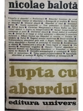 Lupta cu absurdul