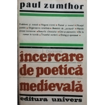 Incercare de poetica medievala