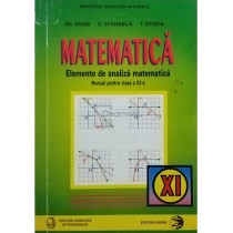 Elemente de analiza matematica - Manual pentru clasa a XI-a