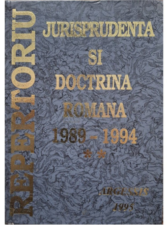 Jurisprudenta si doctrina romana 1989 - 1994, vol. 2