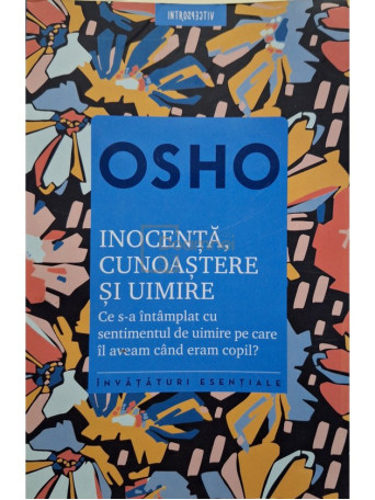 Osho - Inocenta, cunoastere si uimire - 2020 - Brosata