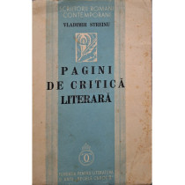 Pagini de critica literara