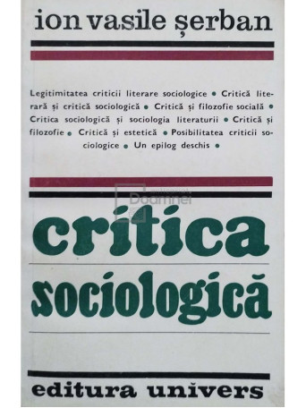 Critica sociologica