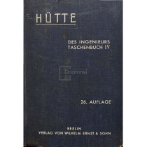 Hutte des ingenieurs taschenbuch, vol. IV