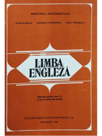 Limba engleza - Manual pentru anul V, a doua limba de studiu