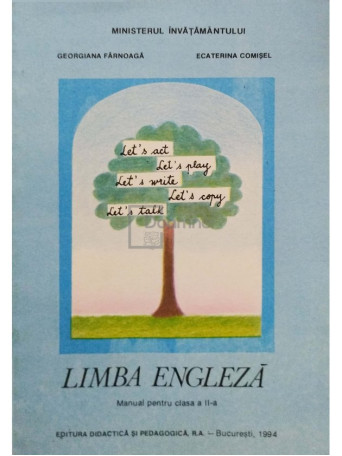 Georgiana Farnoaga - Limba engleza - Manual pentru clasa a II-a - 1994 - Brosata