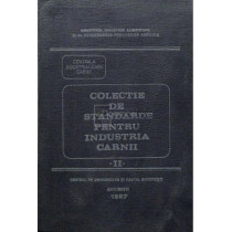 Colectie de standarde pentru industria carnii, vol. II