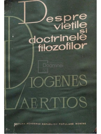 Despre vietile si doctrinele filozofilor