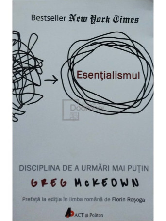 Greg Mckewon - Esentialismul (semnata) - 2016 - Brosata