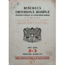 Biserica Ortodoxa Romana, anul LXXII, nr. 2-3