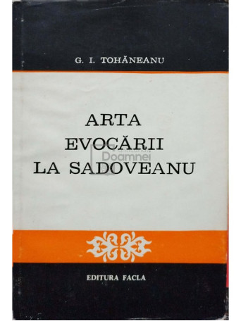 Arta evocarii la Sadoveanu