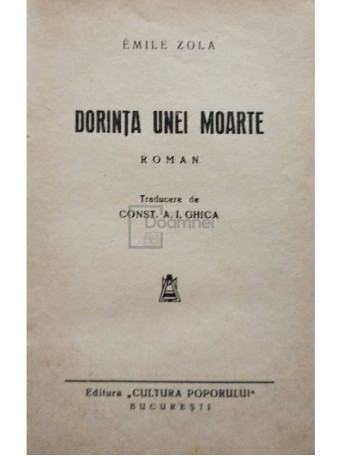 Dorinta unei moarte