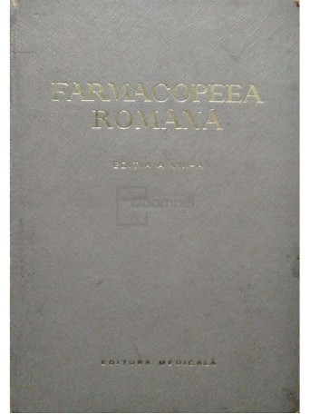 Farmacopeea Romana, editia a VIII-a