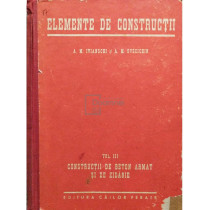 Elemente de constructii, vol. 3 - Constructii de beton armat si zidarie