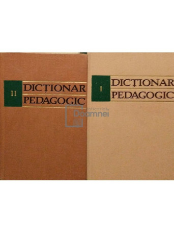 I. A. Kairov - Dictionar pedagogic, 2 vol. - 1964 - Cartonata