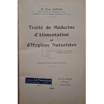 Traite de medicine d'alimentation et d'hygiene naturistes